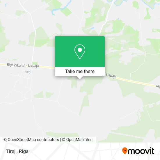 Tīreļi map