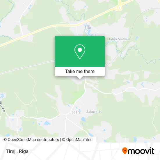 Tīreļi map