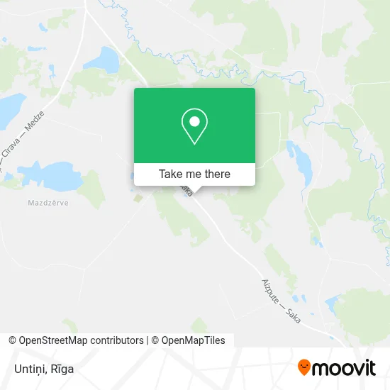 Untiņi map
