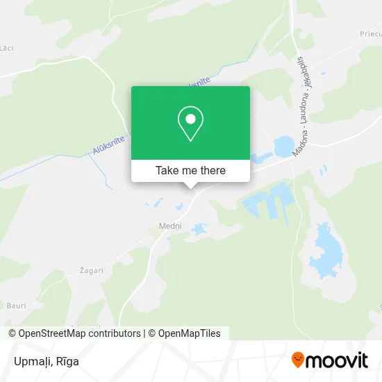 Upmaļi map