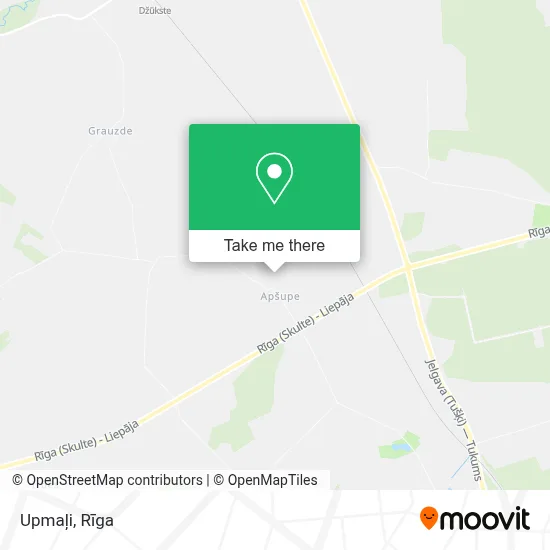 Upmaļi map