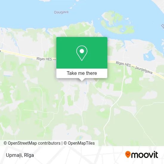 Upmaļi map