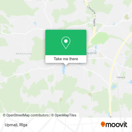 Upmaļi map