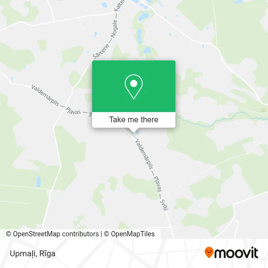 Upmaļi map