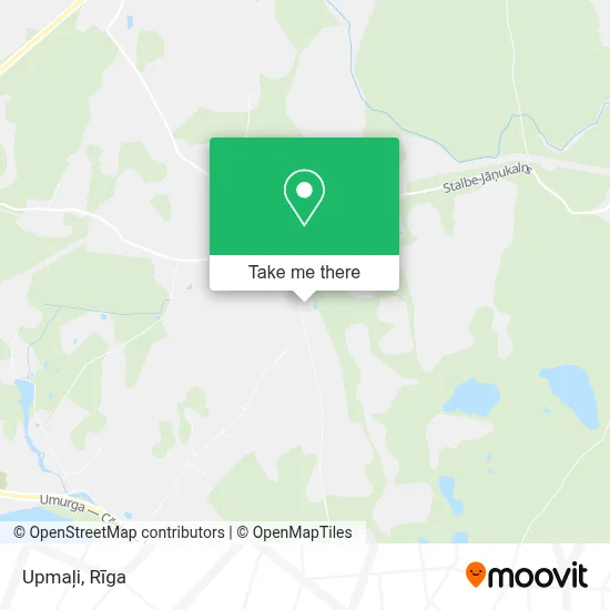 Upmaļi map