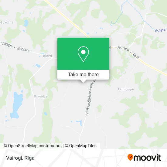 Vairogi map