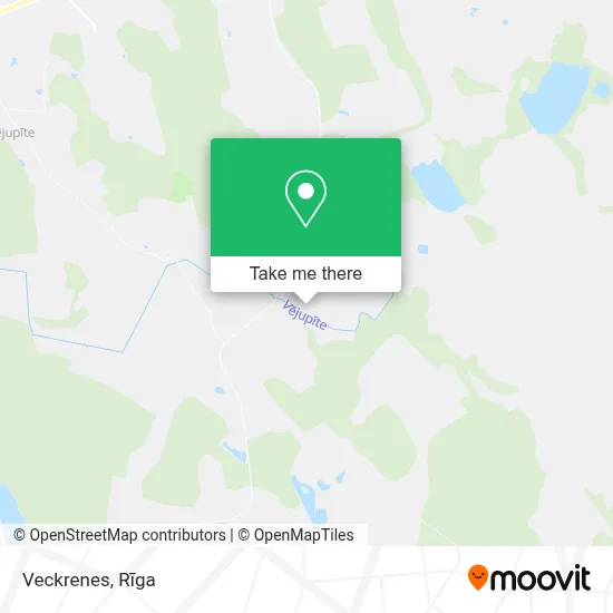 Veckrenes map