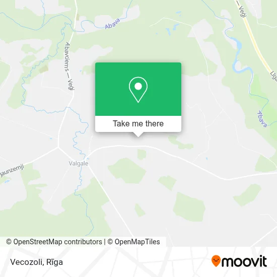 Vecozoli map