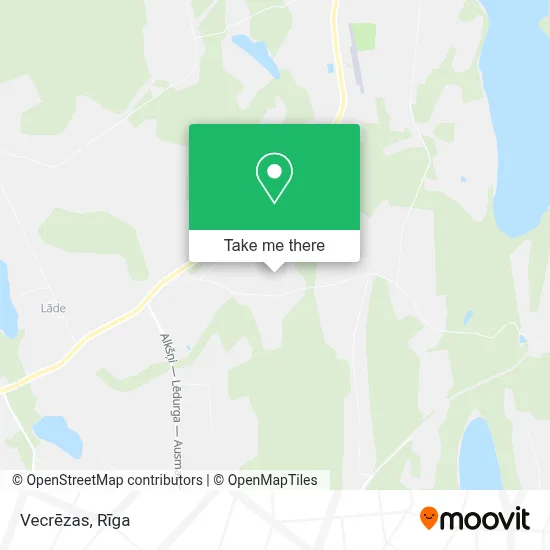 Vecrēzas map