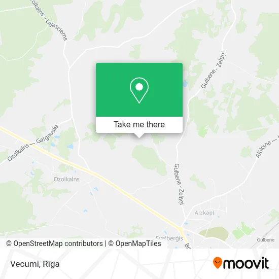 Vecumi map