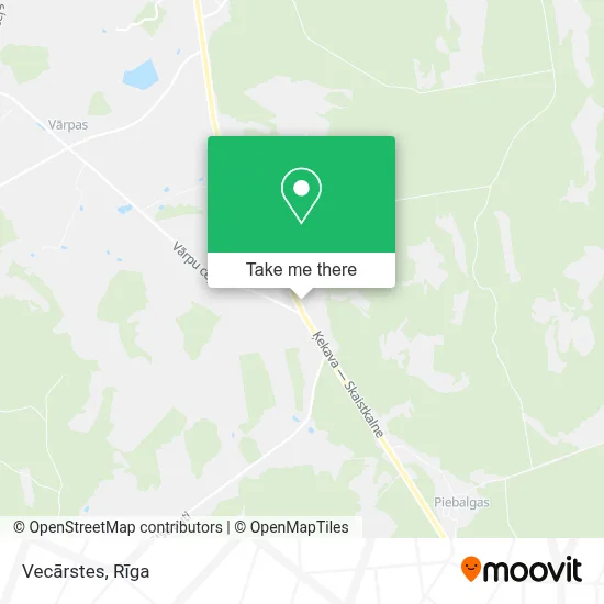 Vecārstes map