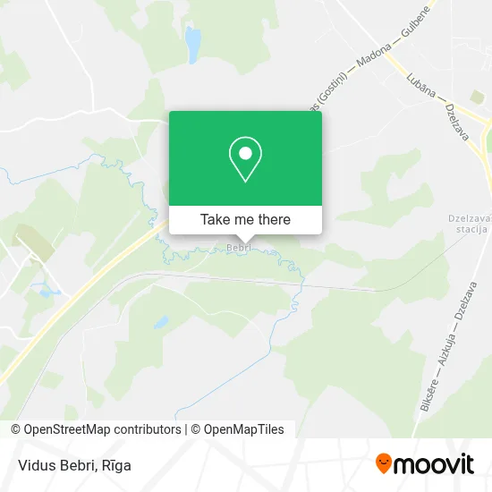 Vidus Bebri map