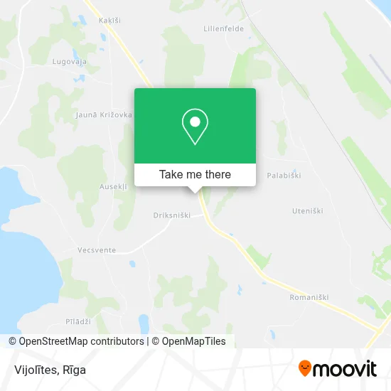 Vijolītes map