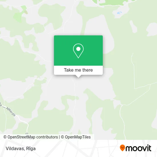 Vildavas map