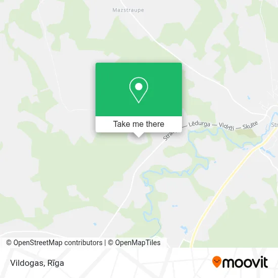 Vildogas map