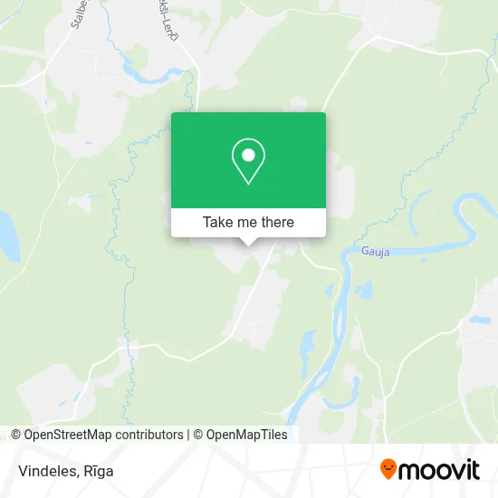 Vindeles map
