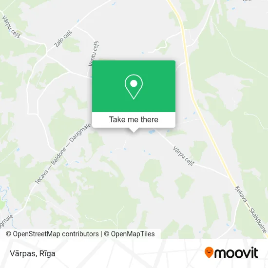 Vārpas map