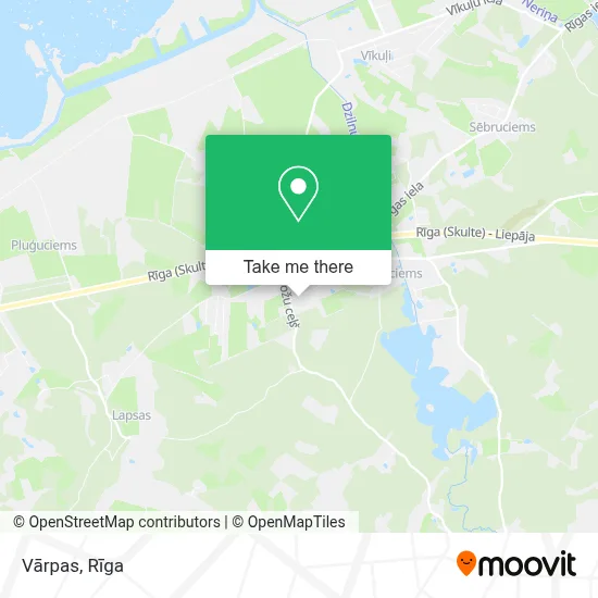 Vārpas map