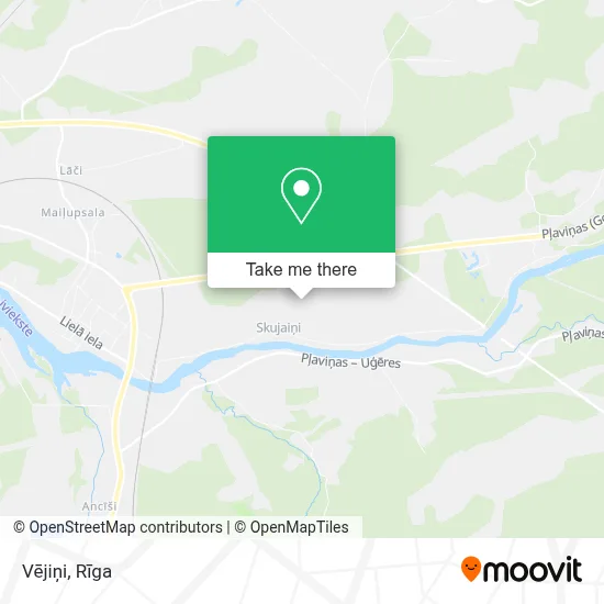 Vējiņi map