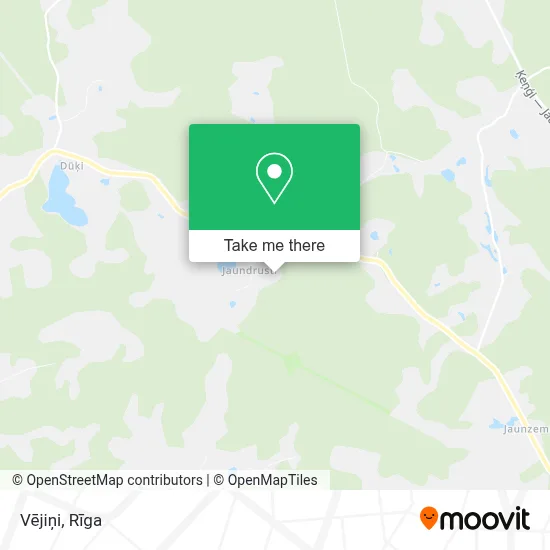 Vējiņi map
