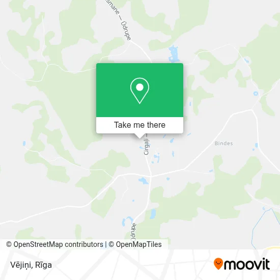 Vējiņi map