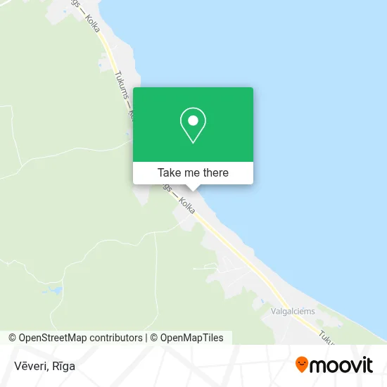 Vēveri map