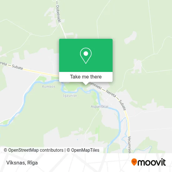 Vīksnas map
