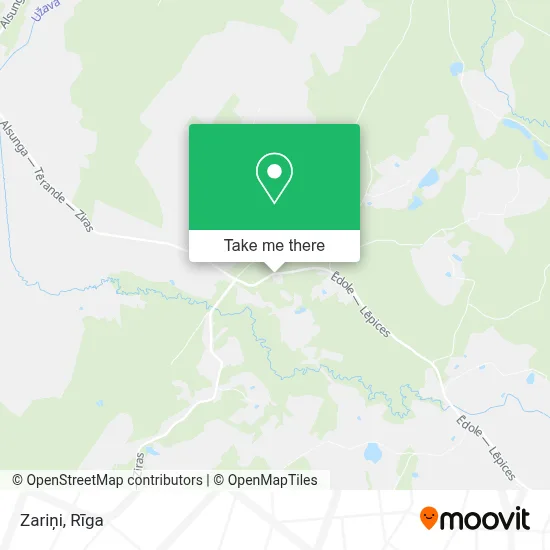 Zariņi map