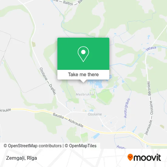 Zemgaļi map
