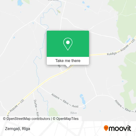 Zemgaļi map