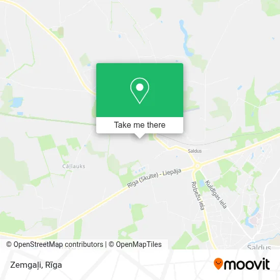 Zemgaļi map