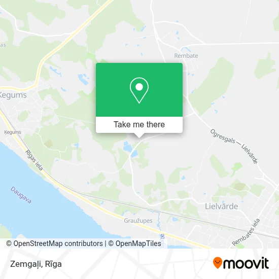Zemgaļi map