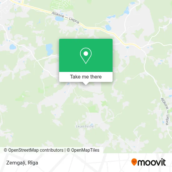Zemgaļi map