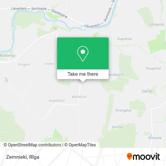 Zemnieki map