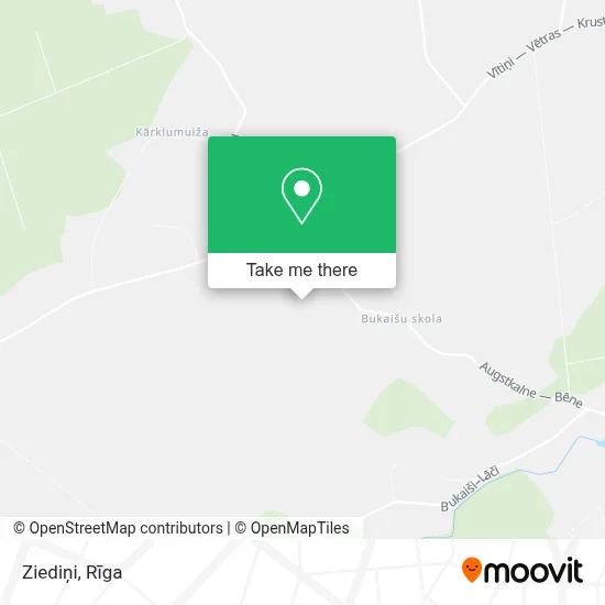 Ziediņi map