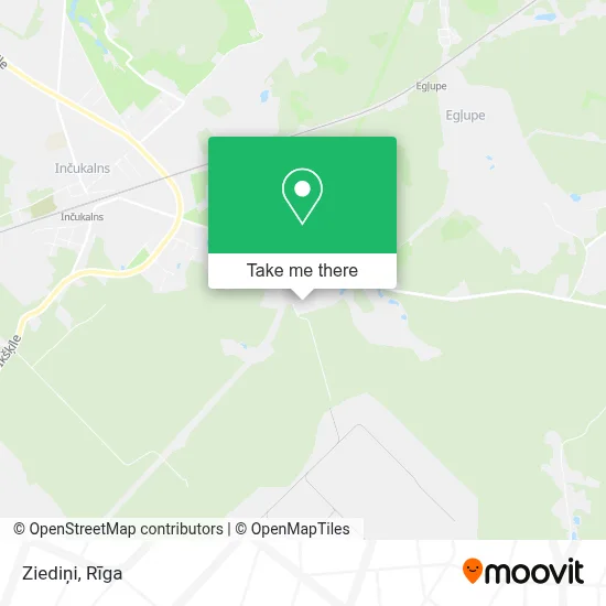 Ziediņi map