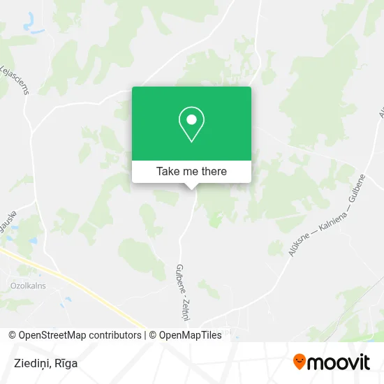 Ziediņi map