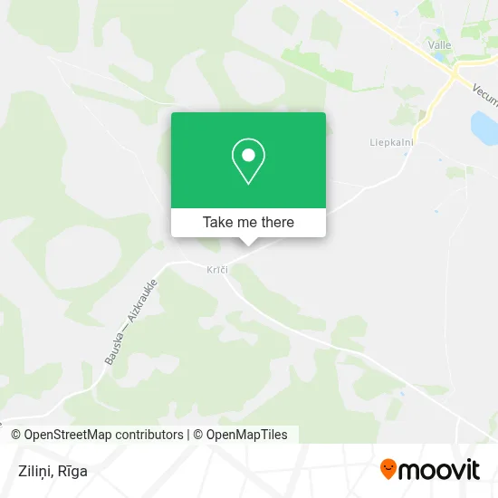 Ziliņi map