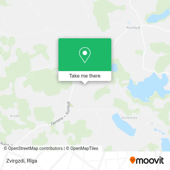 Zvirgzdi map