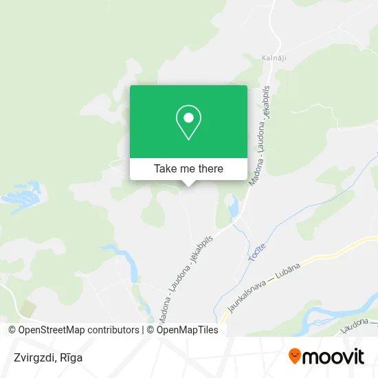 Zvirgzdi map