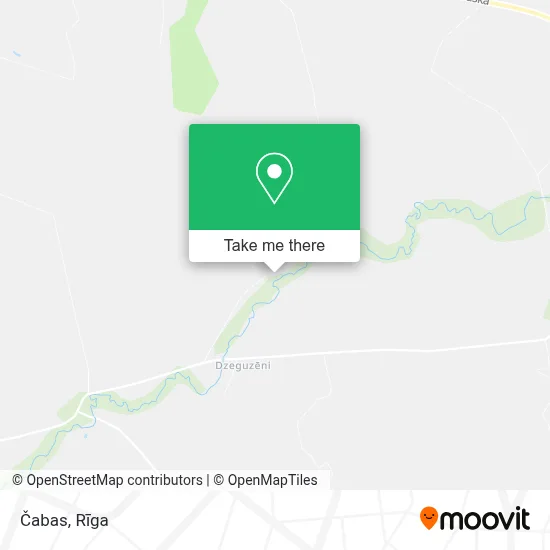 Čabas map
