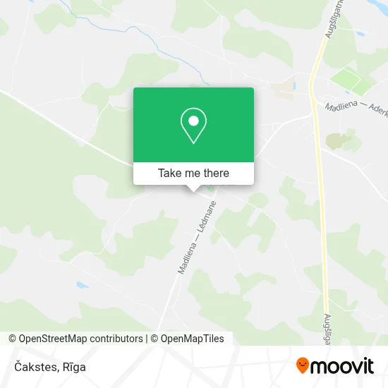 Čakstes map