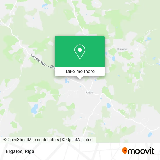 Ērgates map