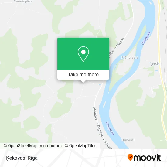 Ķekavas map