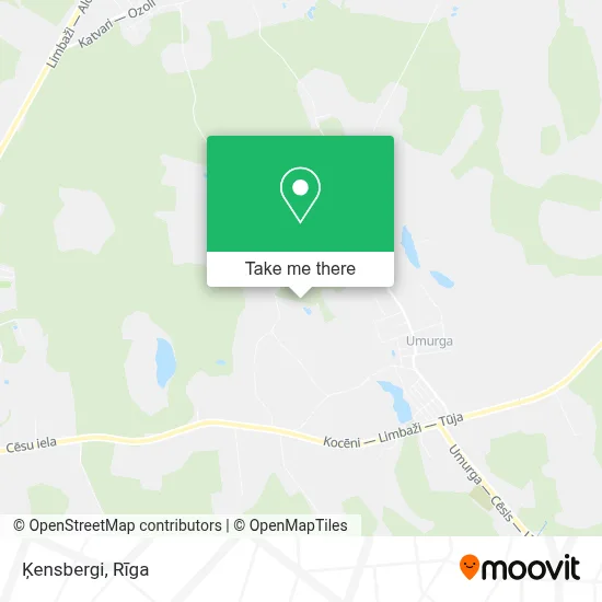 Ķensbergi map