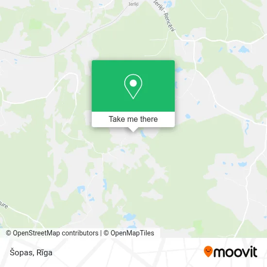 Šopas map