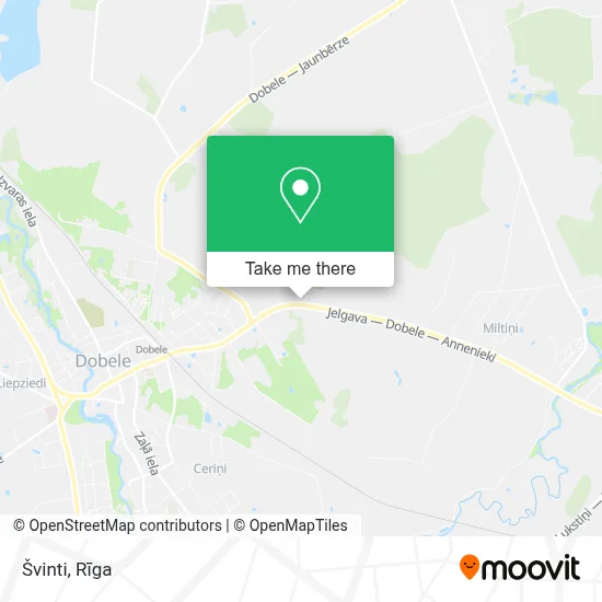 Švinti map