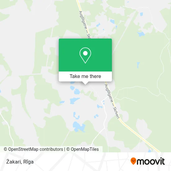 Žakari map