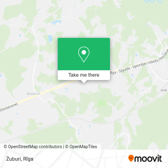 Žuburi map