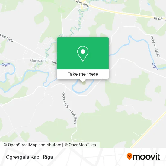 Ogresgala Kapi map